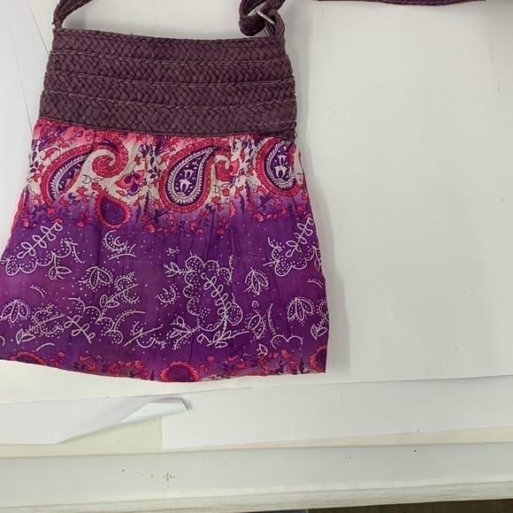 Pink bohemian style bag small bag - Picture 2 of 7